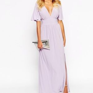 Lilac maxi dress